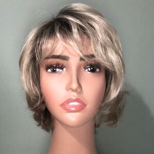 Paula Young wig -“Leslie” Platinum Blonde Women's Wig size average